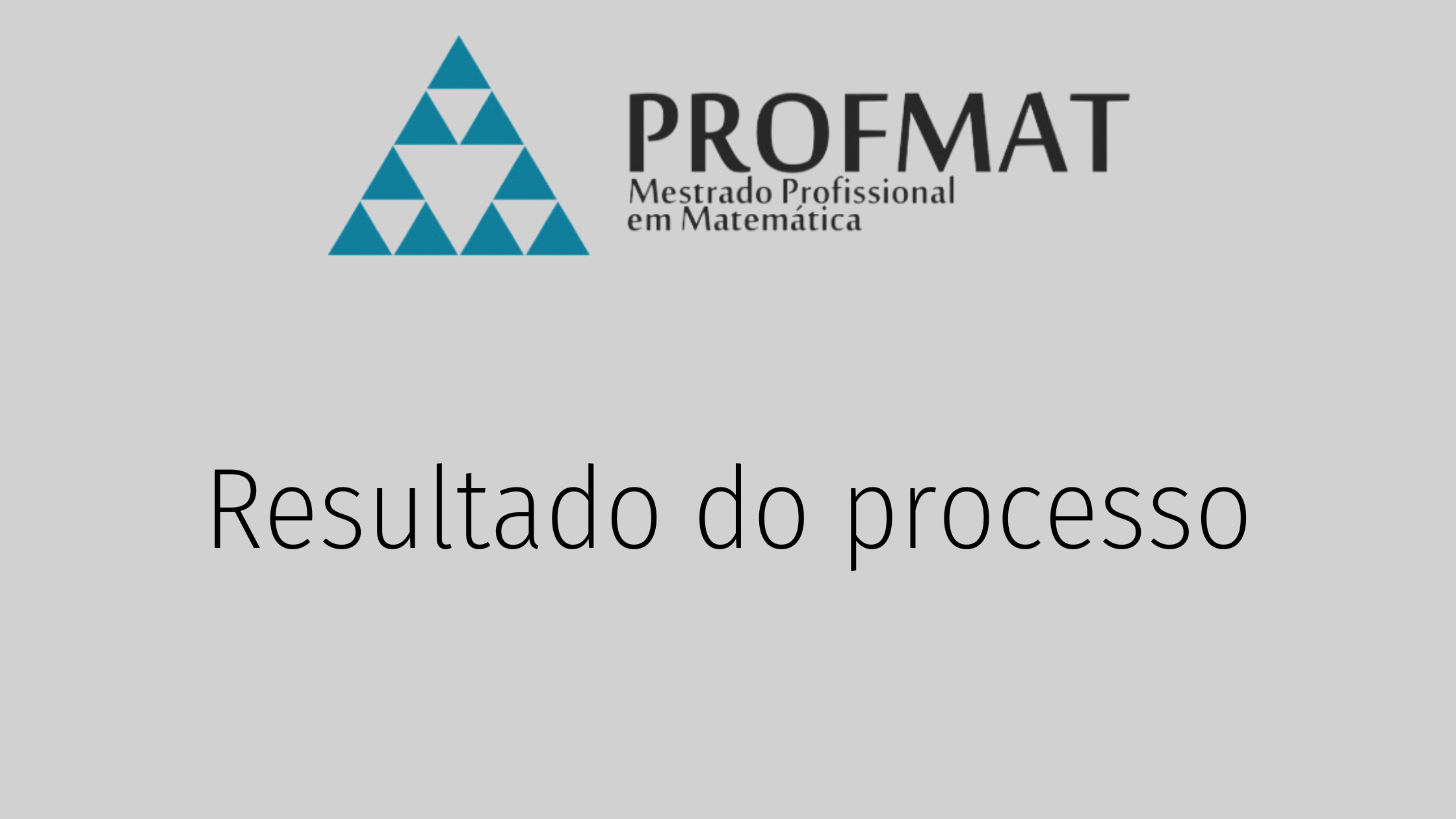Instruções para matrícula – Profmat